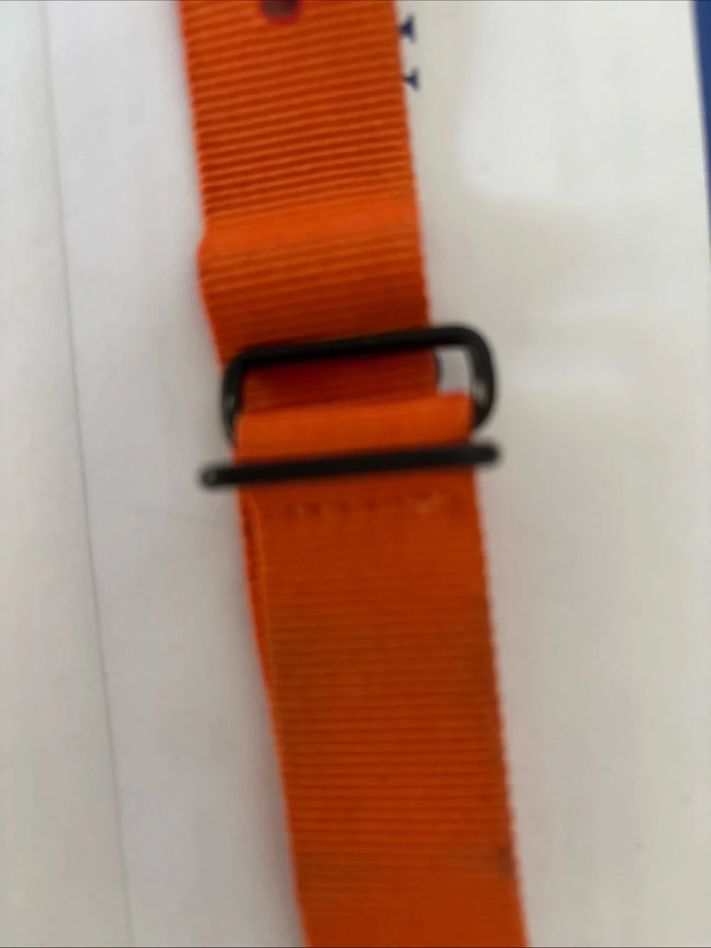 Men's Orange Canvas wrist watch band by Diesel